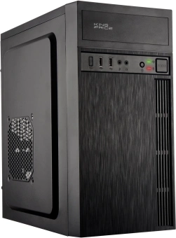 Корпус KingPrice KPCC-MN210 черный без БП mATX 1x80mm 2x120mm 2xUSB2.0 audio - купить недорого с доставкой в интернет-магазине