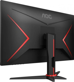 Монитор AOC 23.8" 24G2SPAE черный/красный IPS LED 1ms 16:9 HDMI M/M матовая 250cd 178гр/178гр 1920x1080 165Hz FreeSync Premium VGA DP FHD 3.75кг - купить недорого с доставкой в интернет-магазине