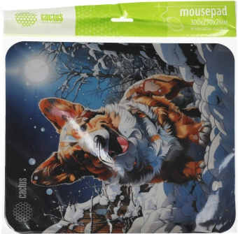 Коврик для мыши Cactus Corgi рисунок 300x250x3мм (CS-MPC-D13M) - купить недорого с доставкой в интернет-магазине