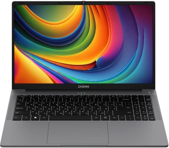 Ноутбук Digma EVE i5980 Core M3 8100Y 16Gb SSD512Gb Intel UHD Graphics 615 15.6" IPS FHD (1920x1080) Windows 11 Pro grey WiFi BT Cam 5000mAh (DN15CM-ADXW01) - купить недорого с доставкой в интернет-магазине