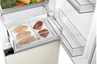 Холодильник Midea MDRB471MGF33O 2-хкамерн. бежевый - купить недорого с доставкой в интернет-магазине