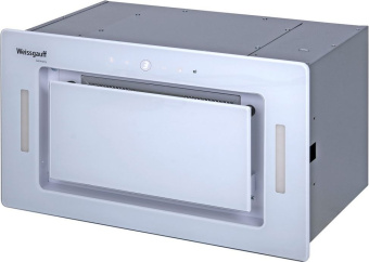 Вытяжка встраиваемая Weissgauff Aura 850 белый управление: сенсорное (1 мотор) - купить недорого с доставкой в интернет-магазине
