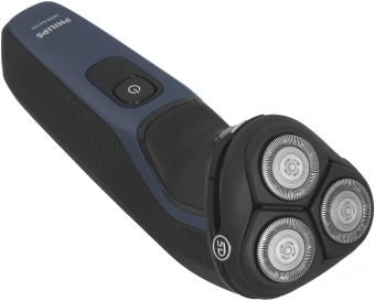 Бритва роторная Philips Series 3000 S3144/00 реж.эл.:3 питан.:аккум. черный/синий - купить недорого с доставкой в интернет-магазине