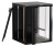 Шкаф коммутационный Hyperline (TWB-1245-GP-RAL9004) настенный 12U 600x450мм пер.дв.стекл 2 бок.пан. 60кг черный 650мм IP20 сталь - купить недорого с доставкой в интернет-магазине