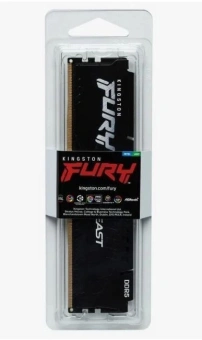 Память DDR5 8GB 5600MHz Kingston KF556C40BB-8 Fury Beast Black RTL PC5-44800 CL40 DIMM 288-pin 1.25В single rank с радиатором Ret - купить недорого с доставкой в интернет-магазине