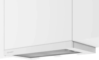 Вытяжка встраиваемая Indesit INT 62HR WH белый управление: механическое (1 мотор) - купить недорого с доставкой в интернет-магазине