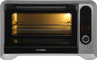 Мини-печь Hyundai MIO-HY104 35л. 1600Вт черный/серебристый - купить недорого с доставкой в интернет-магазине