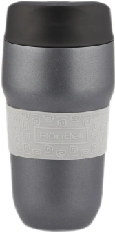 Термокружка для напитков Rondell Filigran RDS-1897 0.32л. темно-серый картонная коробка - купить недорого с доставкой в интернет-магазине