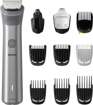 Триммер Philips MG5920/15 серебристый (насадок в компл:10шт) - купить недорого с доставкой в интернет-магазине
