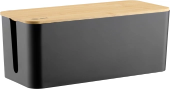 Органайзер Cactus CS-BOX-BL черный/бамбук - купить недорого с доставкой в интернет-магазине