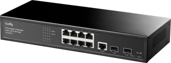 Коммутатор Cudy GS2008S2 (L2) 8x1Гбит/с 2SFP управляемый - купить недорого с доставкой в интернет-магазине