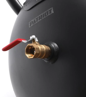 Компрессор поршневой Patriot Профессионал KRX 420 L100 D масляный 420л/мин 100л 2200Вт черный - купить недорого с доставкой в интернет-магазине