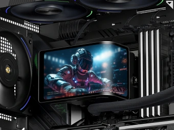 Система водяного охлаждения Thermalright Wonder Vision 360 Turbo ARGB Soc-AM5/AM4/1200/1700/1851 черный 4-pin 28.1dB Al LCD Ret (W-VISION-TURBO-360-BL-ARGB) - купить недорого с доставкой в интернет-магазине