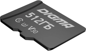 Флеш карта microSDXC 512GB Digma CARD30 V30 + adapter - купить недорого с доставкой в интернет-магазине