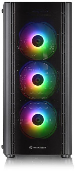 Корпус Thermaltake V250 TG ARGB черный без БП ATX 2x120mm 2x140mm 2xUSB2.0 1xUSB3.0 audio bott PSU - купить недорого с доставкой в интернет-магазине