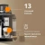 Кофемашина Delonghi Rivelia EXAM440.55.B 1450Вт серебристый/черный - цена, купить или заказать с доставкой в интернет-магазине Кофемашина Delonghi Rivelia EXAM440.55.B 1450Вт серебристый/черный - купить недорого с доставкой в интернет-магазине