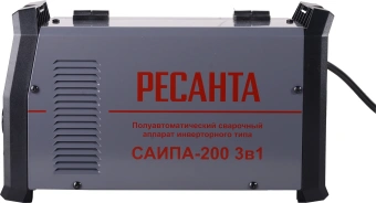 Сварочный полуавтомат Ресанта САИПА-200 инвертор MIG-MAG/ММА/TIG 5.6кВт - купить недорого с доставкой в интернет-магазине