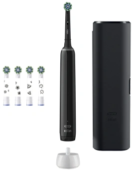 Зубная щетка электрическая Oral-B Pro 3 80870248 черный - купить недорого с доставкой в интернет-магазине