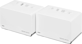 Бесшовный Mesh роутер Mercusys Halo H27BE (HALO H27BE(2-PACK)) BE3600 10/100/1000BASE-TX белый (упак.:2шт) - купить недорого с доставкой в интернет-магазине