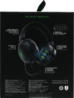 Наушники с микрофоном Razer Kraken V3 черный 1.2м мониторные оголовье (RZ04-03770200-R3M1) - купить недорого с доставкой в интернет-магазине