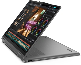 Ноутбук Lenovo Yoga 7 14IML9 Core Ultra 7 155H 16Gb SSD1Tb Intel Arc 14" OLED Touch WUXGA (1920x1200) Windows 11 Home dk.grey WiFi BT Cam Bag (83DJ0096RU) - купить недорого с доставкой в интернет-магазине