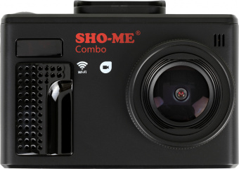 Видеорегистратор с радар-детектором Sho-Me Combo Note WiFi DUO GPS ГЛОНАСС черный - купить недорого с доставкой в интернет-магазине