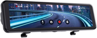 Видеорегистратор TrendVision CarPlay Mirror черный 2Mpix 2160x3840 2160p 150гр. MSTAR 8826 - купить недорого с доставкой в интернет-магазине