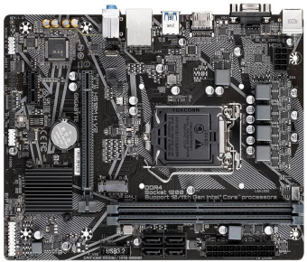 Материнская плата Gigabyte H510M H V2 Soc-1200 Intel H470 2xDDR4 mATX AC`97 8ch(7.1) GbLAN+VGA+HDMI - купить недорого с доставкой в интернет-магазине