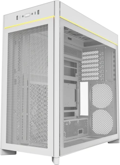 Корпус Montech HS01 белый без БП ATX 2xUSB3.0 audio bott PSU - купить недорого с доставкой в интернет-магазине