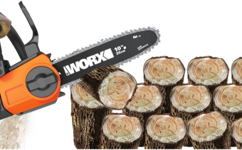 Цепная пила Worx WG322E аккум. дл.шины:10" (25cm) 1аккум. 2Ач ЗУ - купить недорого с доставкой в интернет-магазине