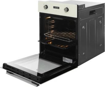 Духовой шкаф Электрический Hyundai HEO 45411 BE стекло бежевое/серебристый - купить недорого с доставкой в интернет-магазине