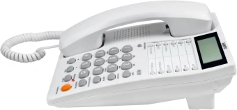 Телефон проводной Sanyo RA-S408W белый - купить недорого с доставкой в интернет-магазине
