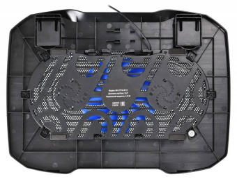 Подставка для ноутбука Buro BU-LCP156-B114 15.6" 357x265x33мм 1xUSB 1x 140ммFAN 345г металлическая сетка/пластик черный - купить недорого с доставкой в интернет-магазине
