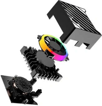 Система водяного охлаждения ID-Cooling Dashflow 360 XT Pro ARGB Soc-AM5/AM4/1200/1700/1851 черный 4-pin 16-34dB Al+Cu 350W Ret - купить недорого с доставкой в интернет-магазине