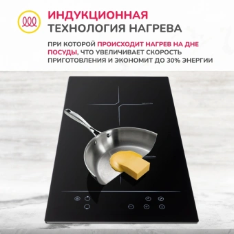 Индукционная варочная поверхность Simfer H30I72S002 черный - купить недорого с доставкой в интернет-магазине