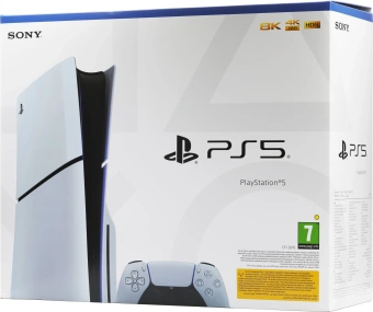 Игровая консоль PlayStation 5 Slim CFI-2016A01Y белый/черный - купить недорого с доставкой в интернет-магазине