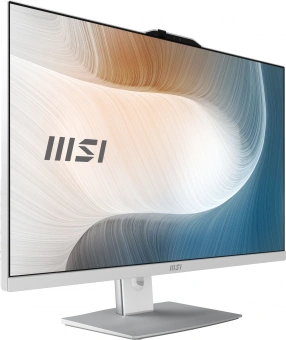 Моноблок MSI Modern AM272P 1M-678XRU 27" Full HD Core 7 150U (1.8) 16Gb SSD512Gb Graphics без ОС GbitEth WiFi BT 120W клавиатура мышь Cam белый 1920x1080 - купить недорого с доставкой в интернет-магазине