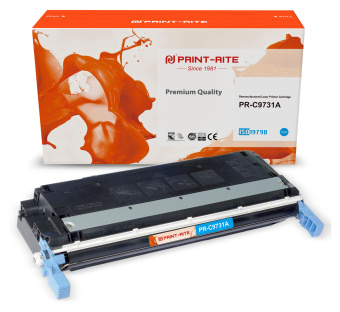 Картридж лазерный Print-Rite TRH215CPU1J PR-C9731A C9731A голубой (13000стр.) для HP CLJ 5500/5550 - купить недорого с доставкой в интернет-магазине