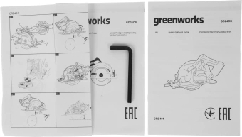 Циркулярная пила (дисковая) Greenworks GD24CS (ручная) D диска.:185мм (1500907) - купить недорого с доставкой в интернет-магазине