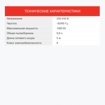 Пылесос ручной Starwind SCH1310 1000Вт красный/черный - купить недорого с доставкой в интернет-магазине