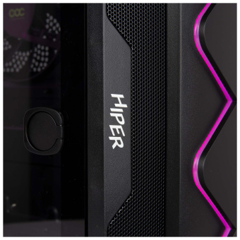 Корпус Hiper DCB черный без БП ATX 5x120mm 5x140mm 1xUSB2.0 1xUSB3.0 audio bott PSU - купить недорого с доставкой в интернет-магазине