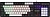 Клавиатура Defender Dark Knight GK-077 белый/черный USB Multimedia for gamer LED (45078)