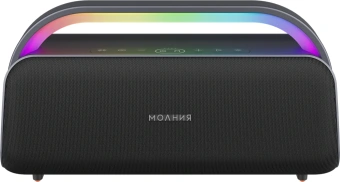 Колонка порт. Ural Молния Кварк черный/серый 240W 1.1 BT/3.5Jack/USB-C 10м 8000mAh (без.бат) (УРАЛ МОЛНИЯ КВАРК) - купить недорого с доставкой в интернет-магазине