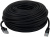 Патч-корд Buro UTP 4 пары cat.5E CCA molded 25м черный RJ-45 (m)-RJ-45 (m) - купить недорого с доставкой в интернет-магазине