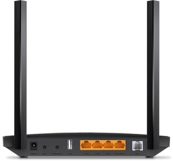 Роутер беспроводной TP-Link Archer VR400 AC1200 10/100/1000BASE-TX/VDSL/ADSL черный - купить недорого с доставкой в интернет-магазине