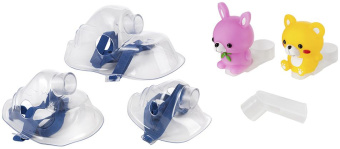 Ингалятор Omron NE-C24 Kids (NE-C801S-KDRU) компрессорный стационарный желтый - купить недорого с доставкой в интернет-магазине