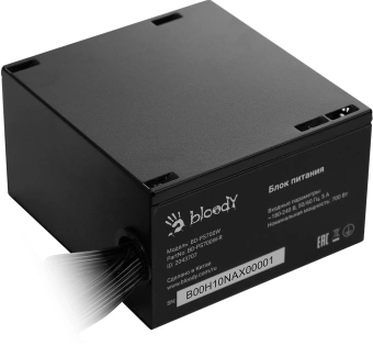 Блок питания Bloody ATX 700W BD-PS700W 80 PLUS WHITE (20+4pin) APFC 120mm fan color LED 6xSATA RTL - купить недорого с доставкой в интернет-магазине