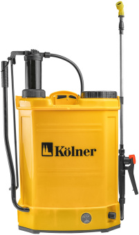 Опрыскиватель Kolner KCSG 16/12BPH-SLA аккум. наполь. 16л желтый (КН16-12БПХСЛА) - купить недорого с доставкой в интернет-магазине