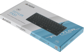 Клавиатура A4Tech Fstyler FX51 серый USB slim Multimedia (FX51 GREY) - купить недорого с доставкой в интернет-магазине