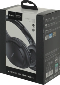 Гарнитура накладные Hoco Mighty W40 черный беспроводные bluetooth оголовье - купить недорого с доставкой в интернет-магазине